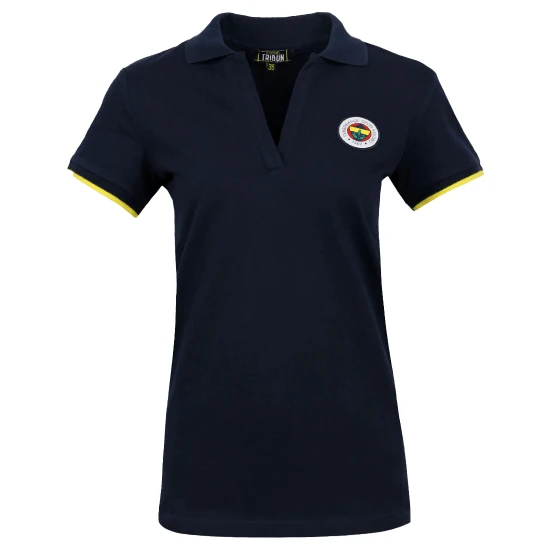 Fenerium Kadın Tribün Basic Polo Yaka T-Shirt