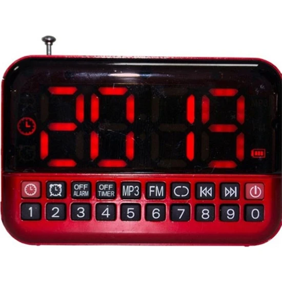 Goldhtc GHTC-3015 Alarmlı Mini Radyo
