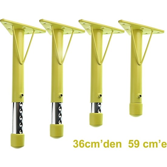 Akay Metal Teleskopik Ayarlanabilir Masa Ayağı Sarı 3659 cm Fiyatı