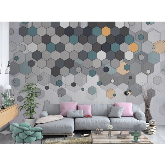 Dijiwork Geometrik Duvar Posteri Fiyatı Taksit Seçenekleri