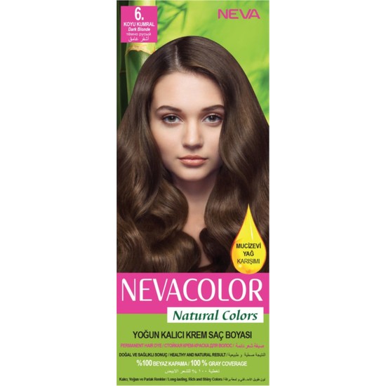 Natural Color Saç Boyası Seti 6 Koyu Kumral