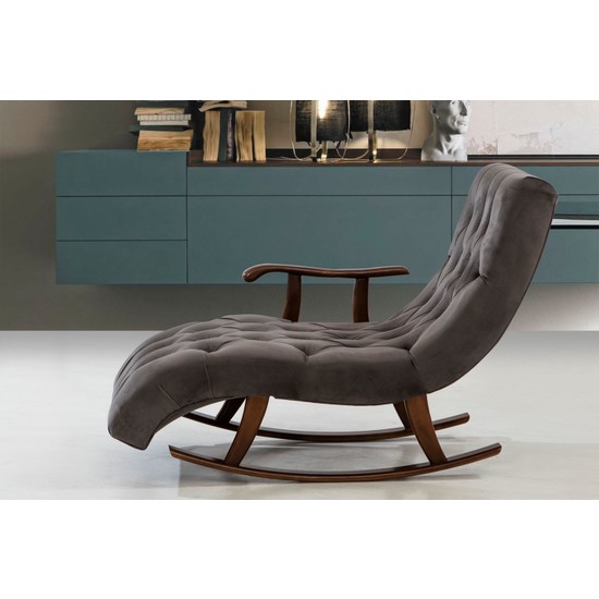 Express Mobilya Antrasit Kapitoneli Sallanır Tv ve Dinlenme Fiyatı