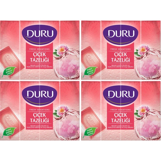 Duru Fresh Sensations Çiçek Tazeliği 16 Adet Duş Sabunu 4x600gr