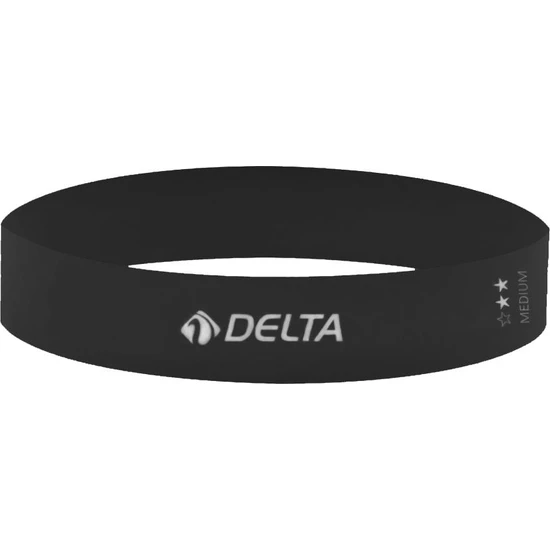 Delta Latex Orta Sert Aerobik Pilates Direnç Egzersiz Bandı Squat Çalışma Lastiği (Uç Kısmı Kapalı)