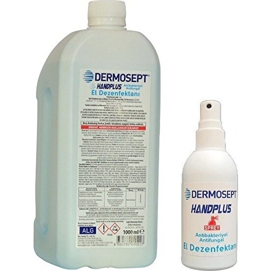 Dermosept Handplus El ve Cilt Dezenfektanı  1000 ml x 100 ml