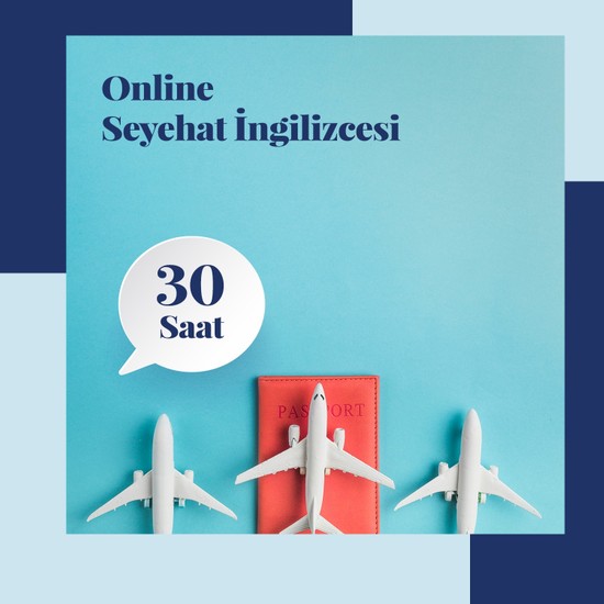 Online Seyehat Ingilizcesi Eğitimi 30 Saat Canlı Bire Bir Kitabı