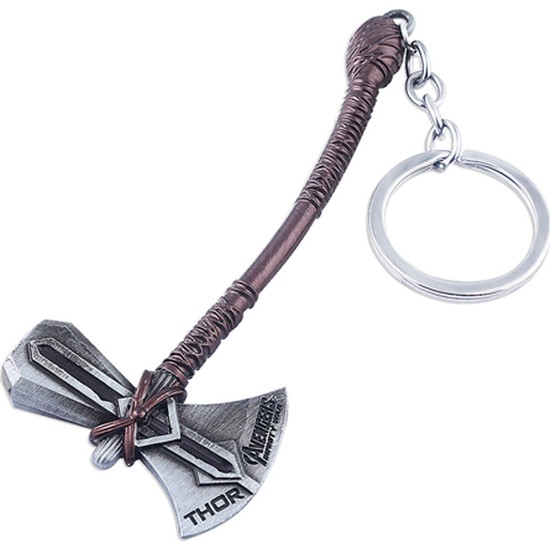 New Fly Avengers Infinity War Thor Mjolnir Stormbreaker Balta Anahtarlık