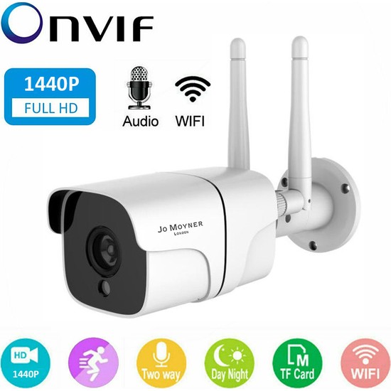 Jo Moyner 4 MP Full HD IR Gece Görüşlü Wifi Kablosuz Bebek