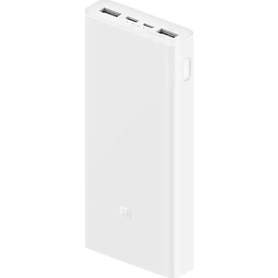 Xiaomi Mi Powerbank 3 20000mAh 18W Hızlı Şarj PLM18ZM Beyaz