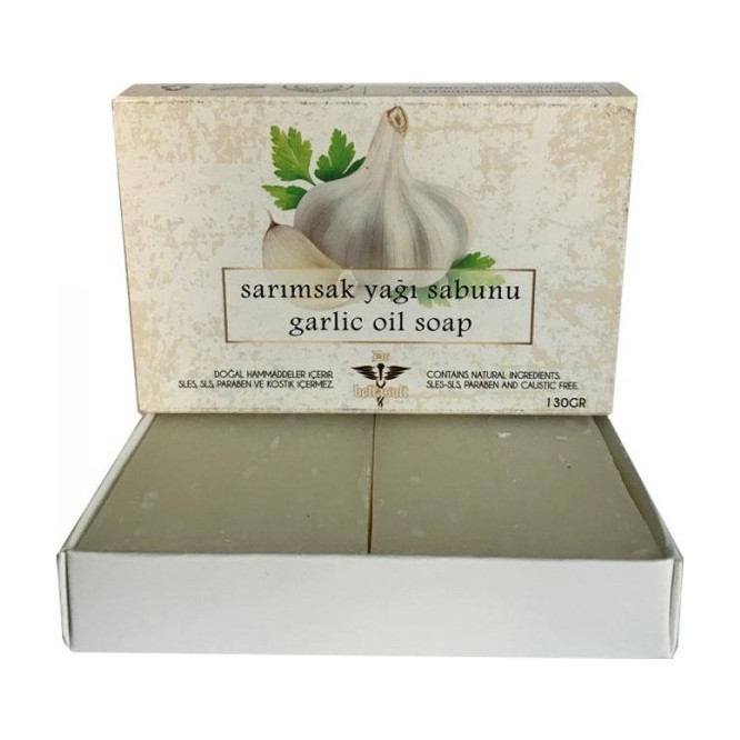 Dr Bellasoft  Katkısız Doğal Kokusuz Sarımsak Yağlı Sabun 130 gr