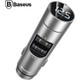 Baseus Ccnlz-0s Energy Column Bluetooth 5.0 Araç Mp3 Dual USB Araç Şarjı