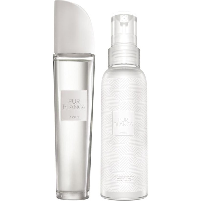 Avon Pur Blanca Kadın Parfüm ve Vücut Spreyi Seti - Ferah ve Çiçeksi Koku, 50 ml + 100 ml Özel Hediye Seti