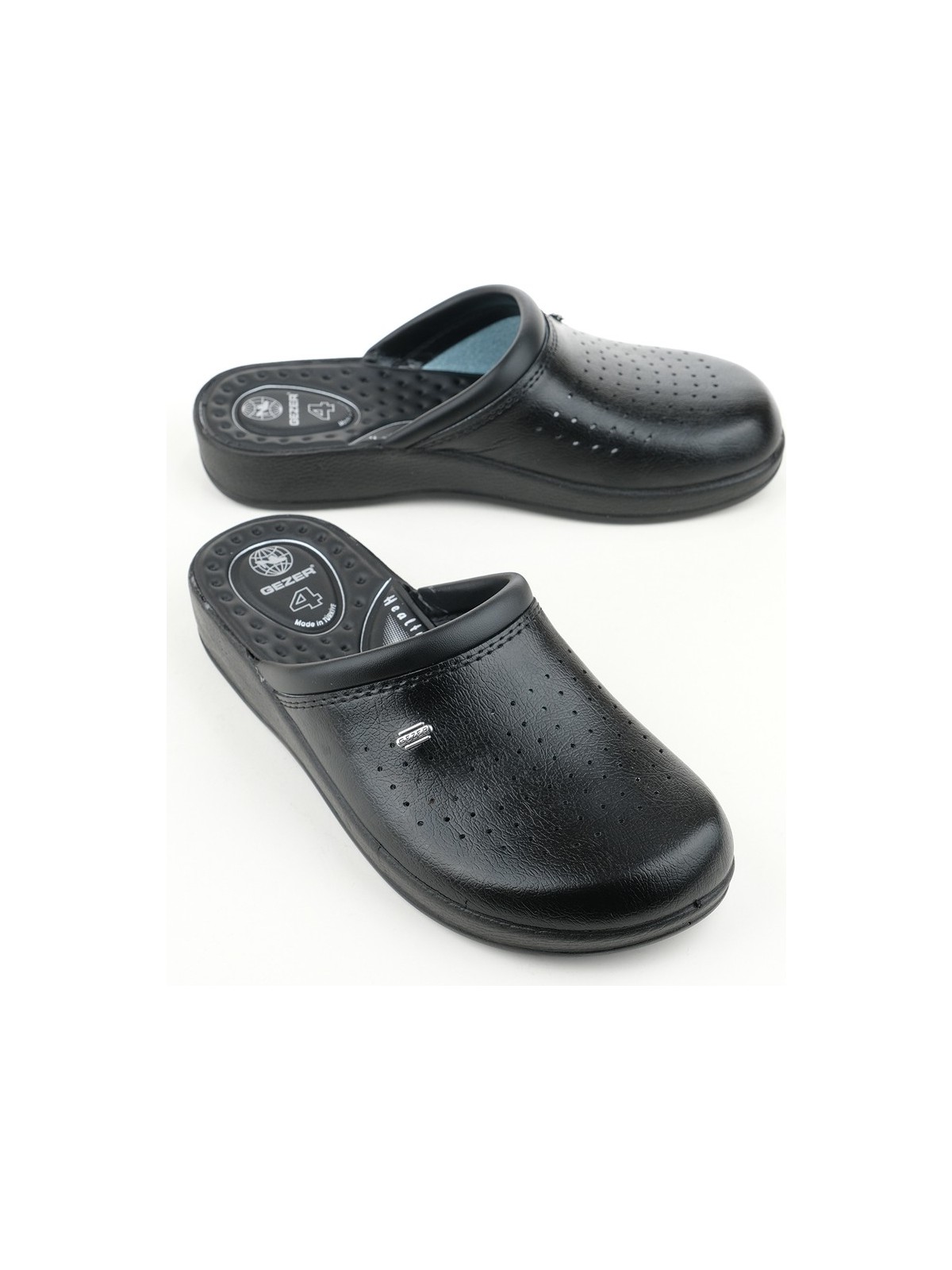 Gezer 4 Nokta Ortopedik Taban Erkek Sabo Terlik & Iş Terliği