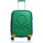 Benetton 14BNT700-03-YSL Trolley 50 Cm Yeşil Kabin Boy Valiz