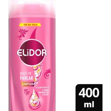 Elidor Superblend Saç Bakım Şampuanı Güçlü ve Parlak E Vitamini Makademya Yağı  400 ml
