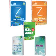 Tonguç Akademi 7. Sınıf Zoru Bankası Tüm Dersler Seti 2. Dönem Yazılı Notları ve Deneme