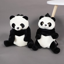 Kim Soon Dev Panda Peluş Bebek Sırt Çantası Sevimli Panda Sırt Çantası Çocuk Anaokulu Küçük Okul Çantası (Yurt Dışından)