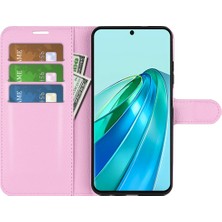 Hello-U Onur Için X9A 5g Deri Telefon Kılıfı Stand Cüzdan Litchi Doku Tam Koruma Telefon Kapağı (Yurt Dışından)