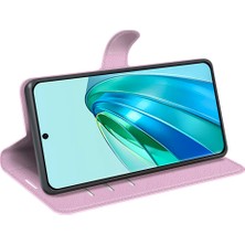 Hello-U Onur Için X9A 5g Deri Telefon Kılıfı Stand Cüzdan Litchi Doku Tam Koruma Telefon Kapağı (Yurt Dışından)