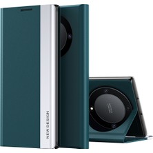 Hello-U Onur Için X9A 5g / Magic5 Lite 5g Elektraplatma Pu Deri Deri Stand Telefon Kapağı Telefon Kılıfı (Yurt Dışından)