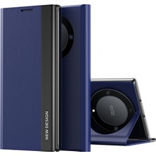 Hello-U Onur Için X9A 5g / Magic5 Lite 5g Elektraplatma Pu Deri Deri Stand Telefon Kapağı Telefon Kılıfı (Yurt Dışından)