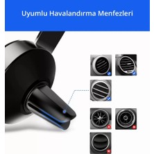 UGREEN Araç İçi Telefon Tutucu Air Vent, Siyah - 40907