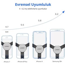 UGREEN Araç İçi Telefon Tutucu Air Vent, Siyah - 40907