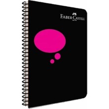 Faber Castell Neon2 80 Yaprak Pp Kapak Spiralli Çizgili Defter