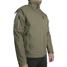 Wolftrap Softshell Su Geçirmez Kapüşonlu Mont Haki