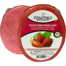 Naumed Çilek Özlü Doğal Süngerli Sabun 130 gr