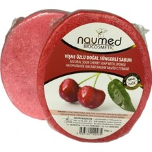 Naumed Vişne Özlü Doğal Süngerli Sabun 130 gr