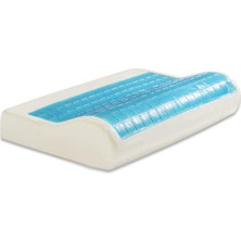 Simple The Pillow Jelli Boyun Destekli Visco Yastık Boyun Fıtığı Boyun Düzleşmesi Için Ortopedik Boyun Yastığı 58*40*11*8