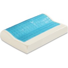 Simple The Pillow Jelli Boyun Destekli Visco Yastık Boyun Fıtığı Boyun Düzleşmesi Için Ortopedik Boyun Yastığı 58*40*11*8