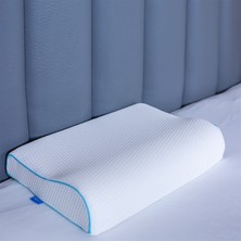 Simple The Pillow Boyun Destekli Visco Yastık Boyun Fıtığı Boyun Düzleşmesi Için Ortopedik Boyun Yastığı 55*35*13*8