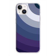 Printify Apple iPhone 14 Plus Uyumlu Kapak Renk Cümbüşü Tasarımlı Şeffaf Silikon Kılıf