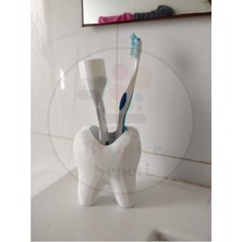 Bi'şeyler Sepeti Diş Şeklinde Diş Fırçalık