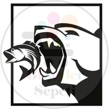 Bi'şeyler Sepeti Balık ve Ayı Duvar Dekor