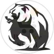 Bi'şeyler Sepeti Ayı Duvar Dekor