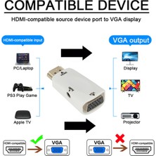 Markofist MF-AVC10 HDMI To VGA + Audio Çevirici (Sesli)