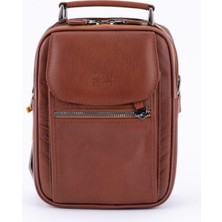 Shop GG 121 Model Erkek Omuz Çantası, El Çantası Taba
