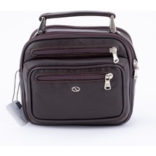 Shop GG 127 ModelYatay Basın Çantası, El Çantası, Omuz Çantası Kahve