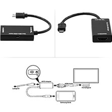 Markofist MF-AVC20 Mhl 2.0 HDMI Çevirici Kablo