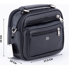 Shop GG 127 ModelYatay Basın Çantası, El Çantası, Omuz Çantası Siyah