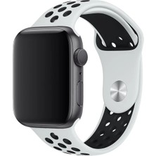 PSGT Apple Watch 2 3 4 5 6 Se Nike 42MM 44MM     45 mm 49MM Uyumlu Kordon Kayış Bileklik Delikli Spor Band