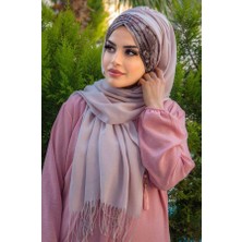 Aişe Tesettür Büzgülü Hazır Şal - 50601