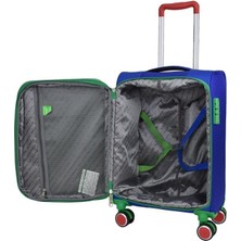 Benetton 14BNT2100-03-SX Trolley 50 Cm Sax Kabin Boy Valiz