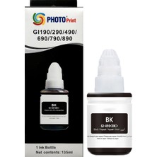 Photo Print Canon Pixma G1410 Siyah Muadil Mürekkep 135 ml