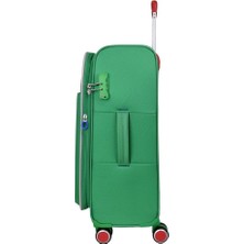 Benetton 14BNT2100-02-YSL Trolley 60 Cm Yeşil Orta Boy Valiz