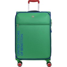 Benetton 14BNT2100-02-YSL Trolley 60 Cm Yeşil Orta Boy Valiz