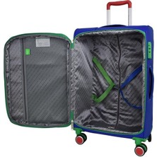 Benetton  Sax Mavi Unisex Büyük Boy Valiz 14BNT2200-01